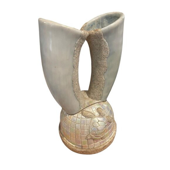 Tradewinds by JULIE UELAND Beach Decor Turtle Large Double Vase - Picture 5 of 8